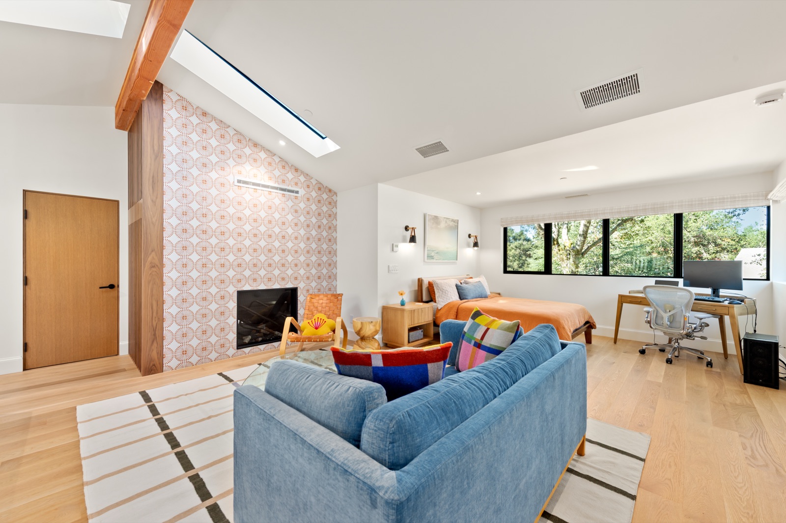 Custom home rebuild interior