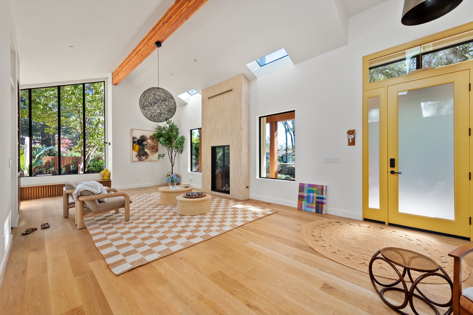 Custom home rebuild interior